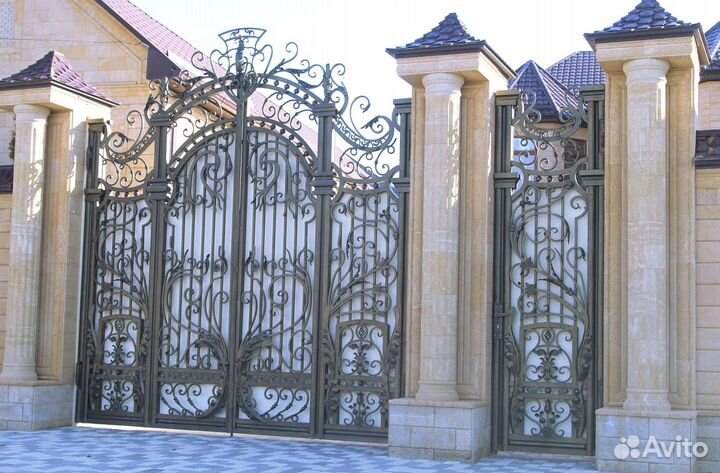 Кованые ворота