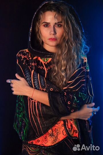 Кофта пончо для транс вечеринок