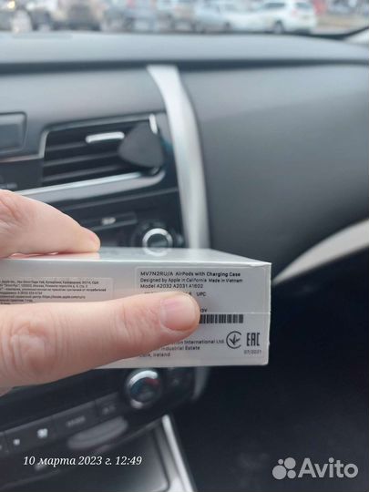 Apple airpods (2 поколение), оригинал