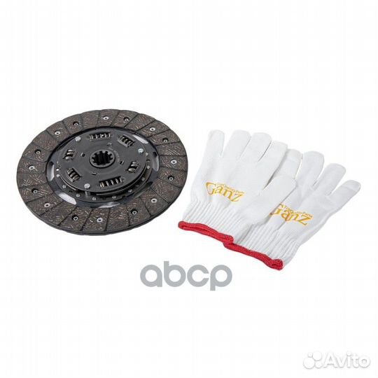 Диск сцепления для а/м Волга 406дв ganz GIE36216