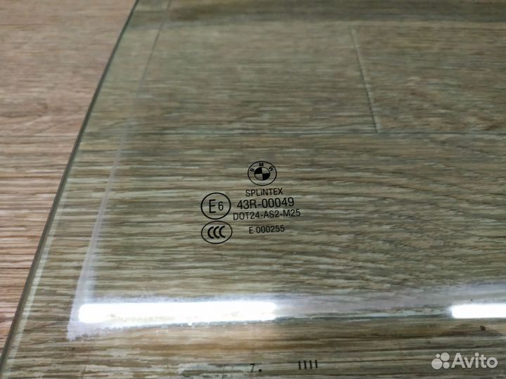Стекло двери задней левой BMW 5 Series E60