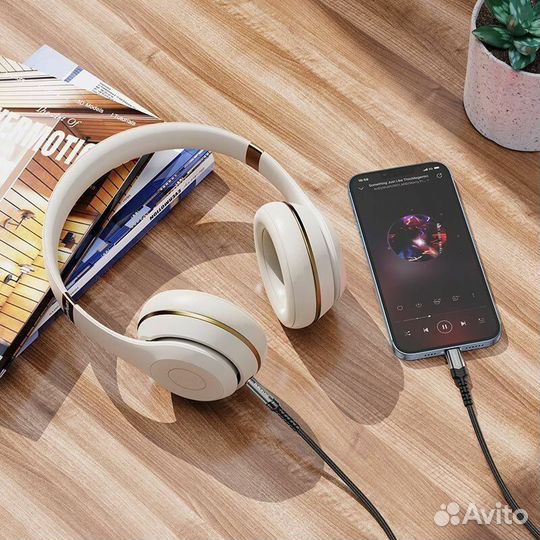 Аудиокабель Borofone BL15 AUX 3.5 мм-Lighting, 1 m