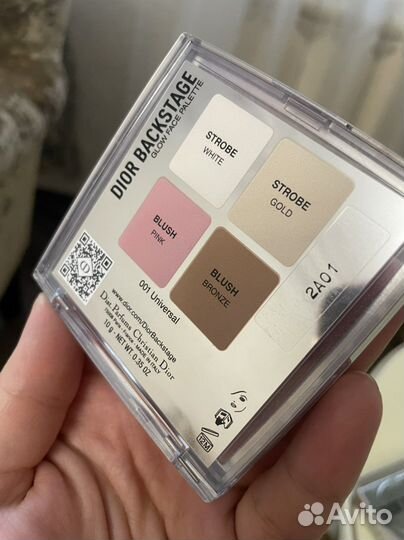 Dior backstage хайлайтер, 001, 004