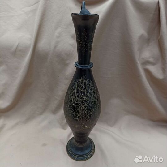 Ваза Кувшин Латунь Индия 36см (сзр)