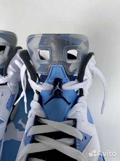 Nike Air Jordan 6 UNC blue оригинал