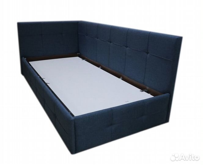 Мягкая односпальная кровать детская подростковая