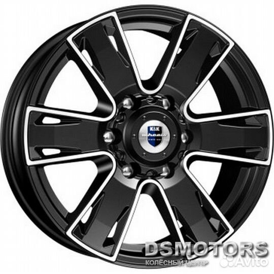 Диски Севенна 7.0/17 6x139.7 ET30 d106.1 алмаз чёр