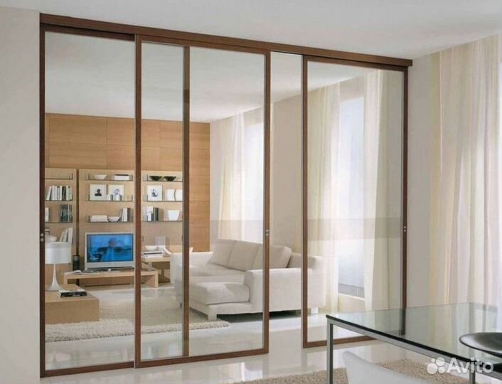 Межкомнатные перегородки стеклянные