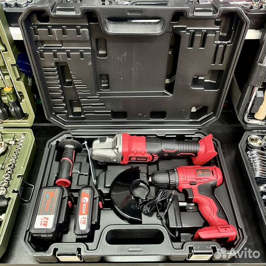 Набор инструмента 2в1 Edon OAF21-AD/AG