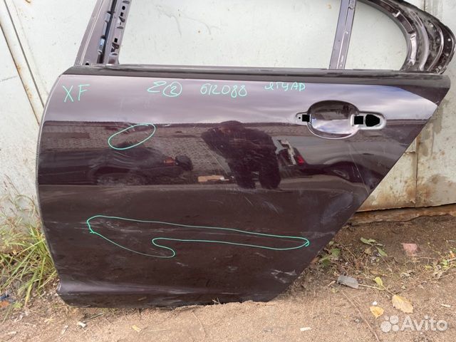 Дверь задняя левая Jaguar XF 2007 Ягуар