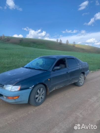 Toyota Corona 1.8 AT, 1992, битый, 393 000 км