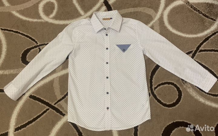 Рубашки, жилет, брюки,одежда для школы.140