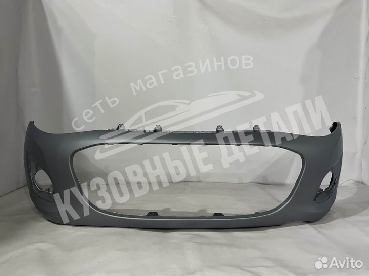Бампер передний на Лада Калина 2 в цвет