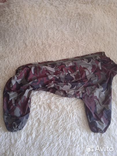 Комбинезон- дождевик для собак крупных пород