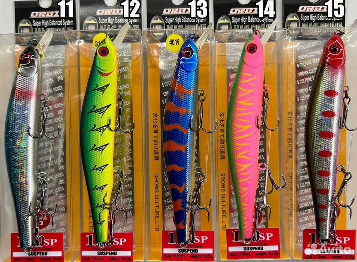 Воблеры zipbaits Orbit 110SP