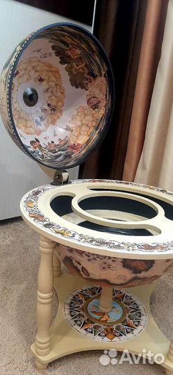 Глобус бар напольный