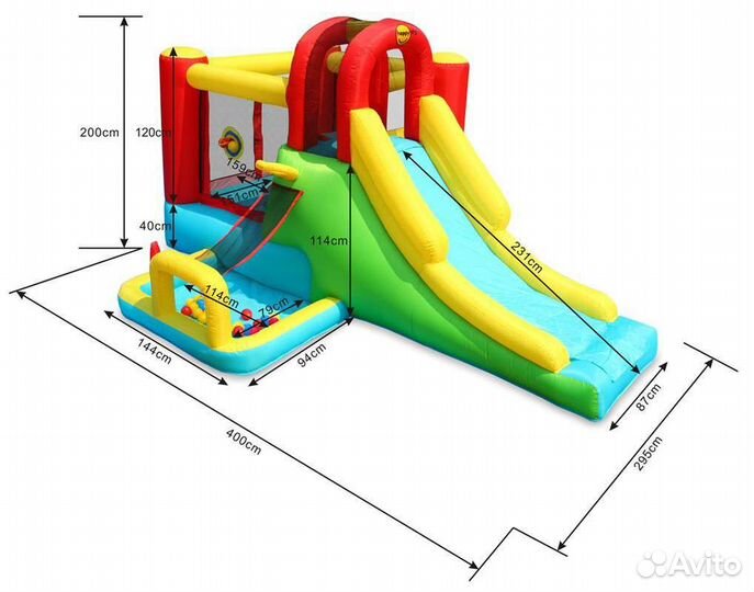 Аренда детского надувного батута
