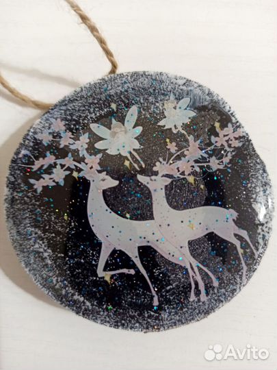 Елочные украшения ручной работы