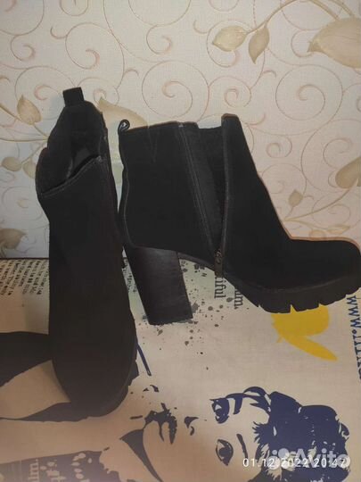 Ботильоны зимние