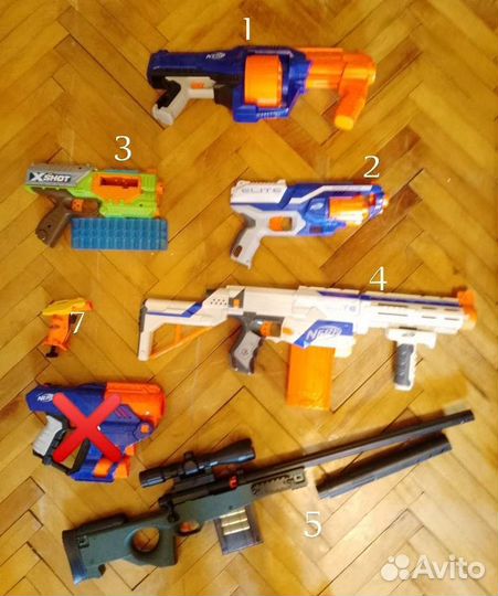 Бластер nerf