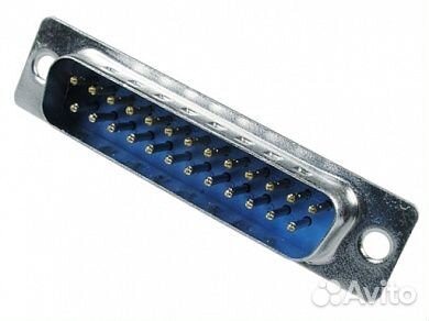 Гнездо DB-15F на кабель+ крепеж