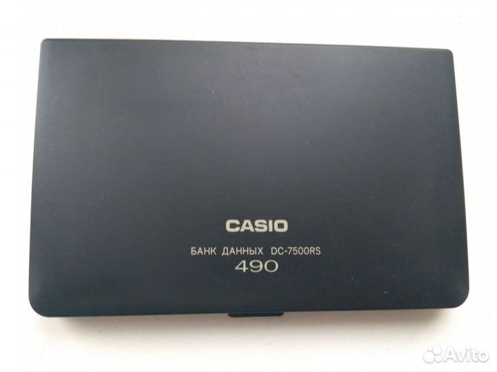Casio DC 7500 RS Банк данных