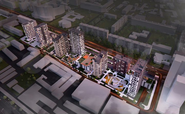 2-к. квартира, 55 м², 1/25 эт.