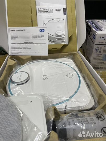 Робот пылесос Hobot Legee D8 моющий с Алисой новый