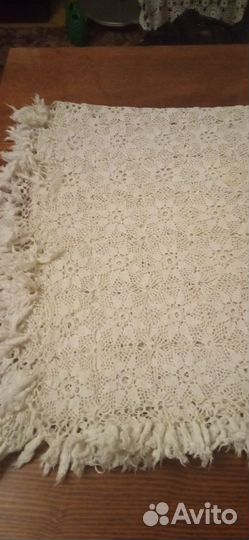 Скатерть вязаная крючком времён СССР