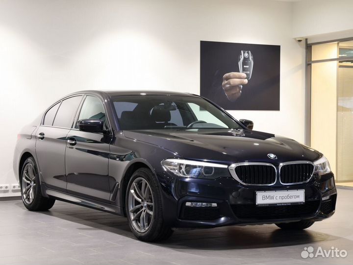 BMW 5 серия 2.0 AT, 2018, 55 852 км