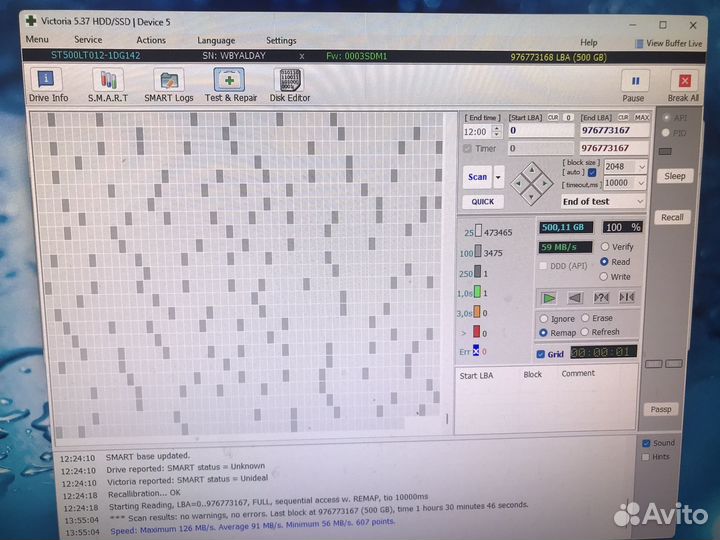 Жесткий диск Seagate 2,5 SATA 500гб