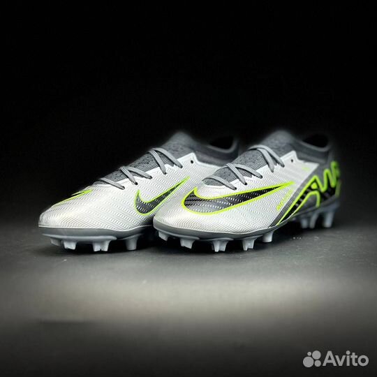 Бутсы Nike Mercurial Air zoom silver