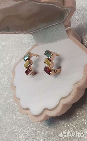 Золотые серьги 3,12гр