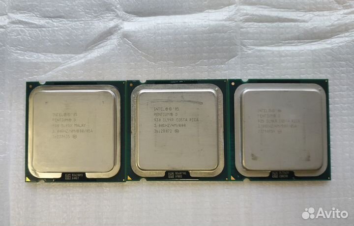 Процессоры на сокет 771/775/1366/2011 рабочие б/у