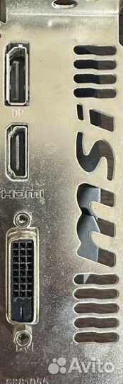 Видеокарта gtx 1050 ti от MSI