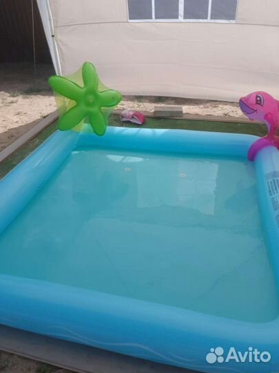 Детский надувной бассейн бу
