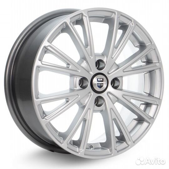 R16 4x100 6J ET49 D54,1 Rapid Меандр (кс879) сильвер Оригинал