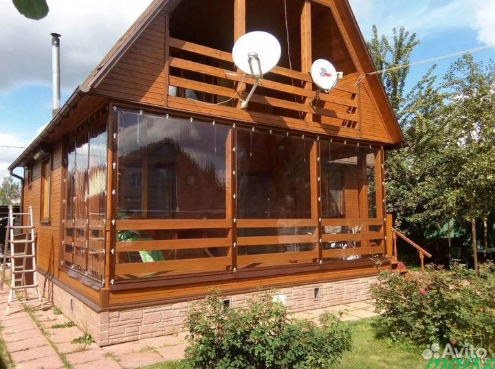 Окна мягкие для террас и беседок