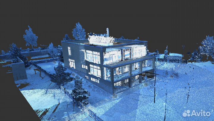 Лазерное сканирование, обмеры, создание 3д модели