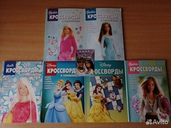 Барби/Дисней кроссворды и головоломки
