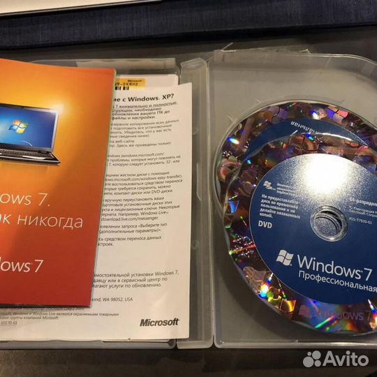 Windows 11 pro BOX oem Rus 32/64 bit usb