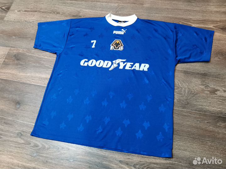Винтажная майка Wolverhampton Wanderers, оригинал