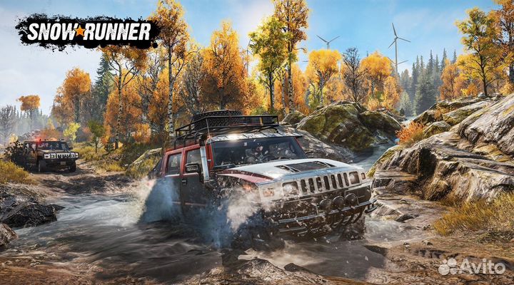 Игры ps4/ps5 snow runner диски новые рус. Вер