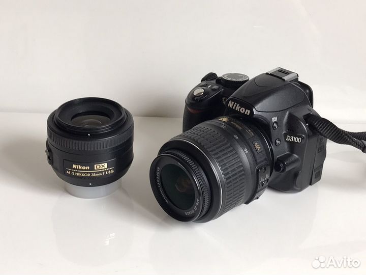 Nikon d3100 double kit 18-55 + 35/1.8g