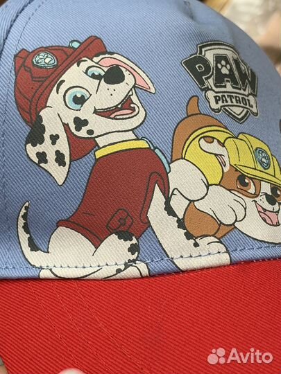 Кепка бейсболка детская щенячий патруль