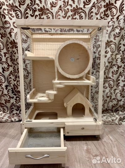 Клетка, витрина для шиншил, белки, дегу