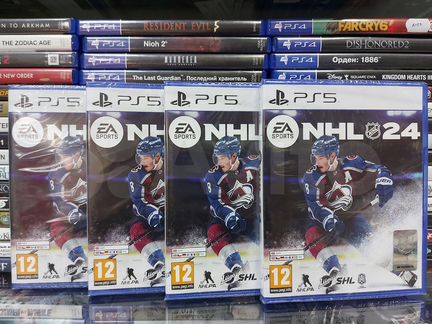 NHL 24 PS5 новый диск