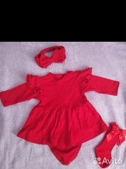 Платье для девочки 68-74