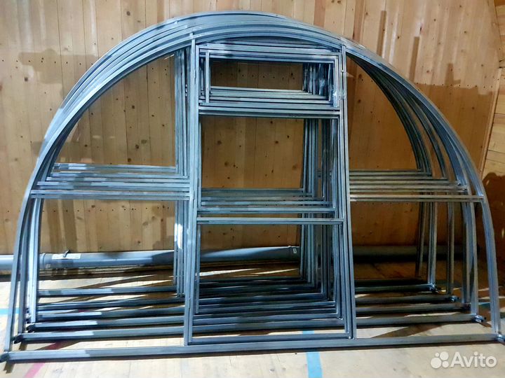 Теплица 3*4м с поликарбонатом (возможна установка)