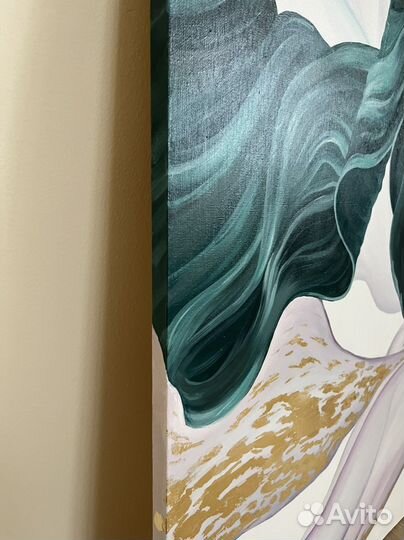 Абстрактная картина с поталью